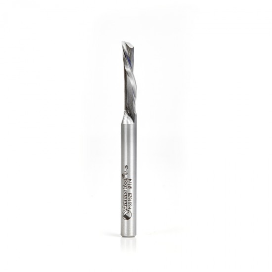 Broca 1/4" Amana Tool en espiral de alta velocidad Down-cut para Aluminio HSS1629.