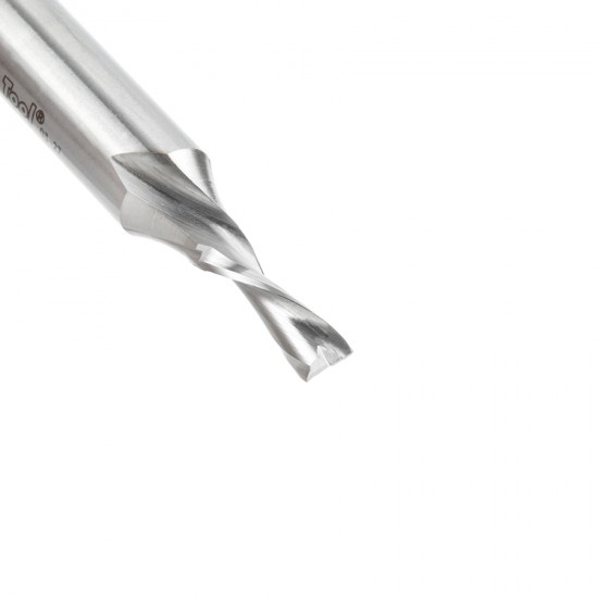 Broca 1/4" Amana Tool en espiral de alta velocidad Down-cut para Aluminio HSS1654.