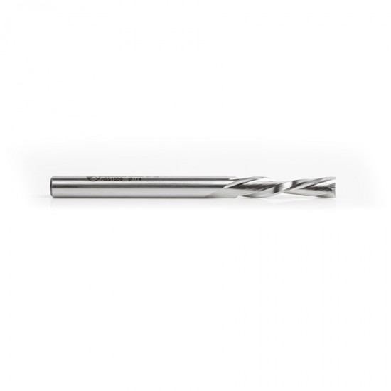 Broca 1/4" Amana Tool en espiral de alta velocidad Down-cut para Aluminio HSS1656.