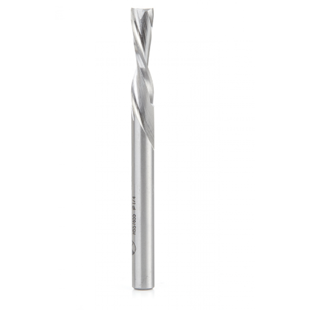 Broca 1/4" Amana Tool en espiral de alta velocidad Down-cut para Aluminio HSS1655