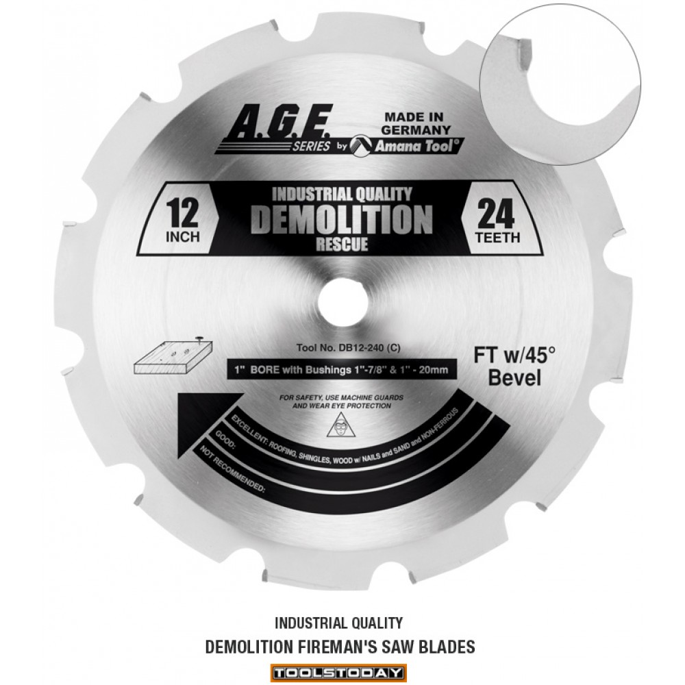 Disco A.G.E. para corte demolicion DB12-240